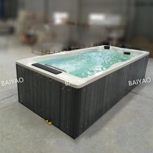 Grande piscine multifonction en acrylique pour l'extérieur avec système <span class=keywords><strong>de</strong></span> jets à contre-courant et sièges massants pour la remise en forme à domicile - Product Image 2