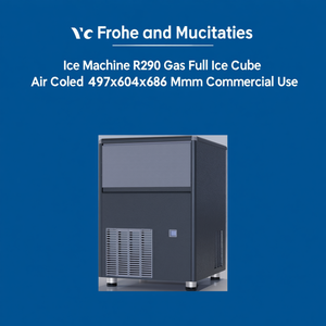 Máquina de Hielo R290 de Gas, Cubos de Hielo Completos, Enfriada por Aire, 497x604x686 mm, Uso Comercial - Product Image 3