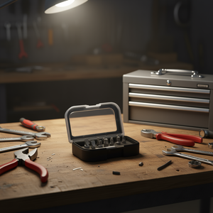 Jeu de tournevis 19 pièces 25 mm 1/4 pouce avec adaptateur magnétique inclus - Product Image 3