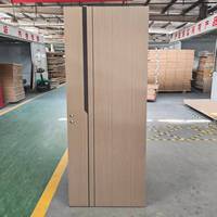 Puertas Interiores Modernas de MDF con Diseño Liso, Ecológicas e Impermeables para Uso en Hospitales y Hoteles