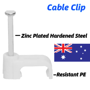 Clips de Cable Circulares Estándar Australianos, Resistentes, de Plástico PE, para Cables de Tierra Dobles de 1.5mm, Accesorios de Conexión de Cables - Product Image 2