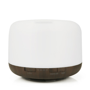 Diffuseur d'arômes à effet bois 500 ml avec lumière LED, humidificateur à brume pour usage domestique et commercial, pour rafraîchir l'air intérieur - Product Image 3