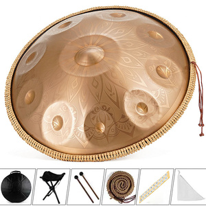 Tambour <span class=keywords><strong>Handpan</strong></span> personnalisé haut de gamme avec réglage 440Hz/432Hz offrant des performances de tambour éthérées - Product Image 2