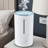Diffuseur d'air 4L avec logo personnalisé, brumisateur à ultrasons, humidificateur à brume froide pour la maison, le bureau et la chambre