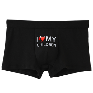 High Manufacturer New Style I Love My Family Design Men <strong>Boxers</strong> &amp; Underwear Print Soft <strong>Novelty</strong> Underwear Men Underwear <strong>Boxer</strong> - Product Image 4