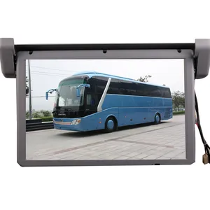 Ônibus lcd monitores jogar anúncio e mostrar ônibus rota de informação propaganda exibição