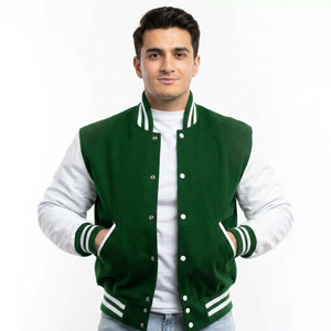 Vestes universitaires pour hommes grandes tailles, vente en gros, vestes universitaires vierges, logo personnalisé, vestes universitaires simples pour hommes - Product Image 1