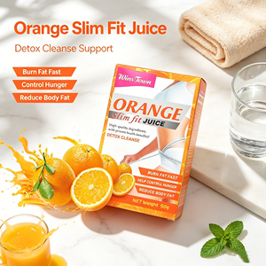 Jugo de naranja desintoxicante y adelgazante de la marca privada Winstown, bajo en azúcar, suplemento herbal para el metabolismo. - Product Image 2
