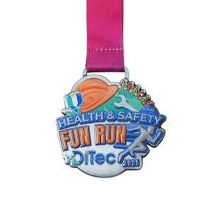 Crea la Tua Medaglia Personalizzata in Metallo, Lega di Zinco 3D, Premio per Maratona 5K, Calcio, Taekwondo, Nuoto, Medaglie Sportive - Product Image 2