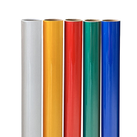 Feuille réfléchissante prismatique de qualité ingénierie à prix d'usine, alternative aux billes de verre, pour panneaux de signalisation de sécurité, durable 3-5 ans