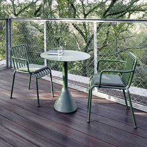 Ensemble de loisirs d'extérieur moderne Bar <span class=keywords><strong>Teh</strong></span> Susu Gaya Barat Western Tea Coffee Shop Hotel Restaurant Kafe Meubles en fer forgé Banc - Product Image 2