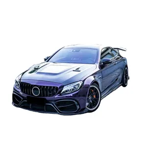 Auto-onderdelen Voor Mercedes C63 C63S Coupe Body Kit C63 C63S Coupe Verbeterde Imp Stijl Voor-en Achterbumper Spoiler body Kit