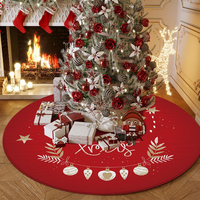 Meistverkaufter Weihnachtsbaum-Teppich Quadratisch für Bestseller-Feiertagsdekoration Stoff für Wohnzimmer in Verschiedenen Ausführungen Erhältlich