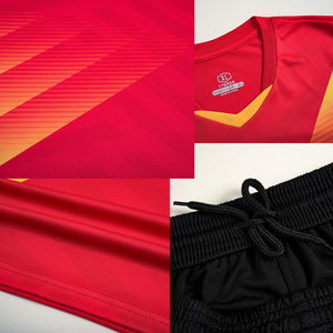 Ensemble de maillots de football personnalisables unisexes, maillot de football en mesh pour hommes et femmes, kit uniforme personnalisé pour adultes - Product Image 3