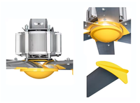 Ventilateur HVLS de mosquée de 26 pieds HVLS Grands ventilateurs de plafond industriels populaires améliorés pour les supermarchés