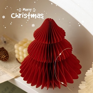 DAMAI Custom <b>Christmas</b> <b>Tree</b> Honeycomb Decorations <b>Mini</b> <b>Christmas</b> <b>Tree</b> 20/30cm <b>Christmas</b> Party Decoration - Product Image 5