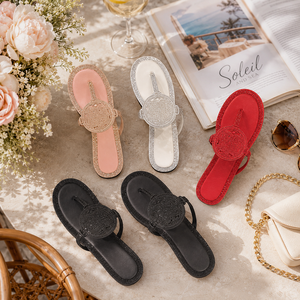 Sandalias Personalizadas con Logotipo 2026, Chanclas Abiertas de Moda, Zapatos Planos, Sandalias Miller, Sandalias Torys, Sandalias Burches para Mujer con Caja - Product Image 5