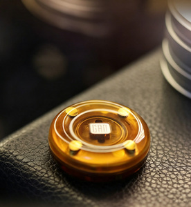 GAO STUDIO Custom Plastic Haptic Coin Fidget Spinner Magnetic Stress Relief Spinning Toy for Adults Concentration Gift - Product Image 5