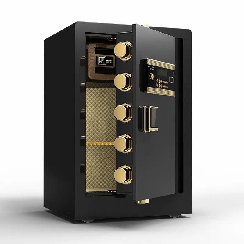Luoyang security box safe deposit box home safe locker private electronic digital steel safes box for office hotel