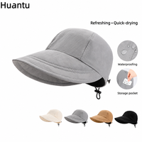 Nouvelle casquette de baseball à large bord pour femme, protection solaire estivale, séchage rapide, rafraîchissante, élégante et confortable pour la randonnée et les activités de plein air