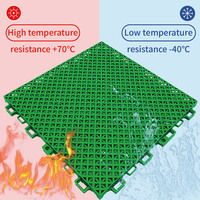 Tapis de sol double couche à bords arrondis RD220 pour terrains de badminton et de tennis, antidérapant, amortissant, facile à nettoyer