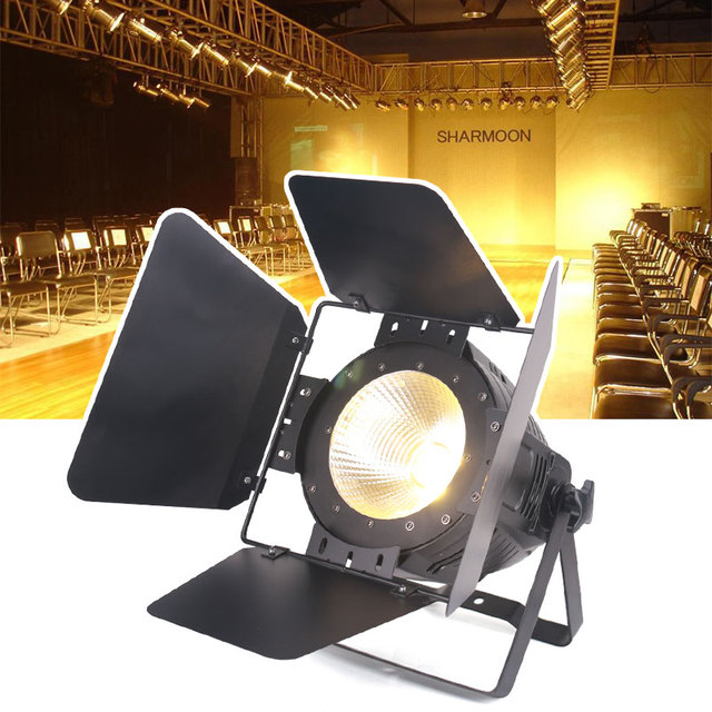Aluminum Housing Wedding Stage Light DMX 200W Warm White+Cold White+RGB COB LED Par Light