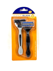 Maquinilla de Afeitar Desechable SLAZZO Colorful 2 con 2 Cuchillas Gemelas, 5 Bolsas de Tiras Lubricantes, Caja de Color, Bolsa <span class=keywords><strong>North</strong></span> <span class=keywords><strong>Face</strong></span>, Nano Razor - Product Image 2