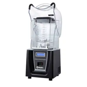 2L Commercial kitchen appliances Smoothie Blender with Sound Cover Professional Low Noise 1800W Electric juicer blender