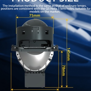 SANVI SV01 Super Bright 3-Inch 58W Bi LED Lens High Low Beam Car Light Headlights for Auto Lamp Upgrade - Product Image 6