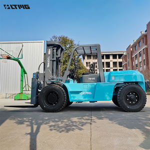 מלגזה חשמלית מלאה LTMG 10 טון 12 טון עם מנוע AC, תורן תלת-שלבי, מלגזה חדשה לבנייה, מסעדות, מוסכי תיקון מכונות - Product Image 2