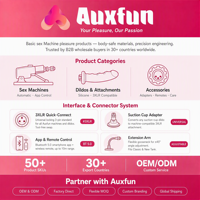 Machine sexuelle automatique Auxfun pour le plaisir féminin avec adaptateur à ventouse 3XLR – Pack de base pour couples