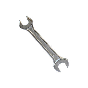 Llave de doble propósito métrica hexagonal de boca abierta, chapada en zinc, de grado industrial, para varillas corrugadas, de doble extremo con mordazas lisas - Product Image 1