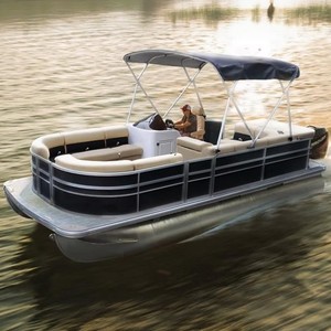 Bote Pontón de Aluminio Pequeño de 20 pies (5.5 m) para <span class=keywords><strong>8</strong></span> Personas, Diseño Americano - Product Image 4