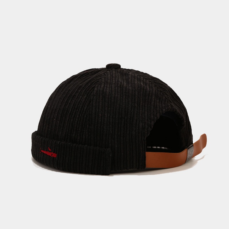 HZM-24047 Retro Adjustable Docker Cap Beanie Sailor Cap Worker Hat