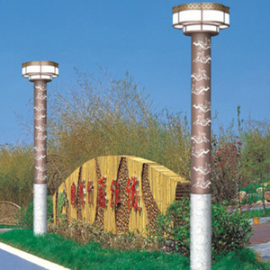 Lampadaire de jardin extérieur en laiton, LED blanc chaud, IP66, AC 220V, alimenté par énergie solaire, détecteur de mouvement, semi-encastré, garantie 10 ans - Product Image 4