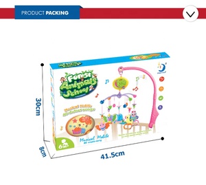 Cascabeles eléctricos populares <span class=keywords><strong>para</strong></span> cama de bebé, juguete relajante <span class=keywords><strong>para</strong></span> cuna, fieltro musical, juguete <span class=keywords><strong>para</strong></span> guardería con colgante giratorio de animal - Product Image 6