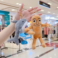 Porte-clés en peluche super doux, populaire et tendance, avec rembourrage en coton PP, jouet anti-stress pour unisexe