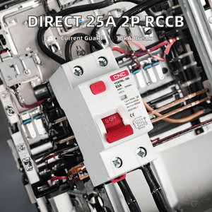 Disjoncteur différentiel électromagnétique (RCCB) 30mA, protection Li, capacité de coupure 10kA, 2P 230V 10A 50/60Hz, technologie d'impression - Product Image 2