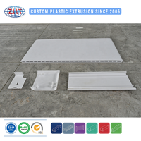Profilé d'extrusion en PVC rigide pour rebord de fenêtre, conception multi-chambres creuses