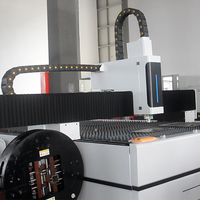 Hoysook 2 en 1, machine de découpe laser à fibre 3015 pour tôles et tubes, 3000W, découpeuse laser CNC pour plaques et tuyaux métalliques