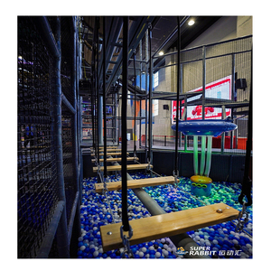 Attrezzatura Personalizzata per Percorso di Arrampicata su Corda per Bambini Parco Giochi al Coperto Percorso Avventura su Corda - Product Image 4