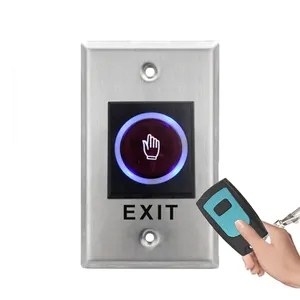 remote control Smart IR Sensor Push Buttons No Touch Infrared Door Exit Push Release Button Switch for Access Control system