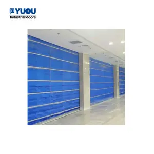 Toko Interior sertifikat CCC Mall/api bawah tanah berperingkat 4 tirai api pintu rana rol PVC