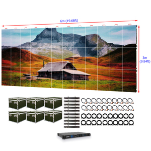 Ngoài trời cho thuê LED hiển thị 6x3 m p2.604 2.6 mét Led cho thuê Màn hình Bảng điều chỉnh IP65 đánh giá cho giáo dục sử dụng - Product Image 1