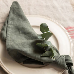 Linge de lit rideau nappe serviettes couture tissu délavé <span class=keywords><strong>au</strong></span> <span class=keywords><strong>mètre</strong></span> kaki vert rose chaises de restaurant faites <span class=keywords><strong>à</strong></span> la main 50pcs - Product Image 2