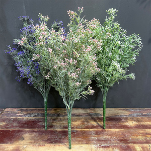 Flores Artificiales <span class=keywords><strong>de</strong></span> <span class=keywords><strong>Lila</strong></span> FL-970 al por Mayor, Flores Flocadas para Decoración Navideña <span class=keywords><strong>de</strong></span> Exteriores y Hogar, Gran Venta en Camboya - Product Image 1