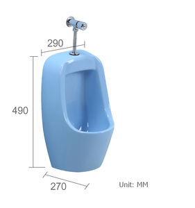 โถปัสสาวะชายแบบแขวนผนัง KD-K001U สำหรับโรงเรียนอนุบาล  วัสดุเซรามิก  มีหลายสี  ขนาดเล็ก - Product Image 3