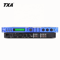 DSP 600W * 2 dijital ses işlemcisi ev Karaoke profesyonel yankı yankı güç amplifikatörü DSP işlemci