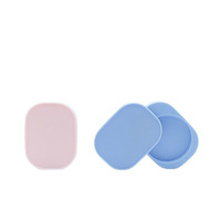 4g carré pp matériau d'emballage push-pull monochrome fard à paupières blush paquet surbrillance conteneur plastique boîte vide