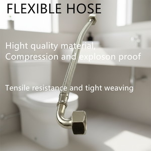 Tuyau <span class=keywords><strong>flexible</strong></span> tressé en acier inoxydable 1/2, résistant aux explosions, <span class=keywords><strong>coude</strong></span> <span class=keywords><strong>flexible</strong></span> tressé, meilleure vente - Product Image 2